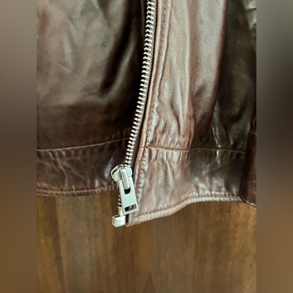 LAMARQUE Women's Rich Brown Leather Jacket - Picture 3 of 7